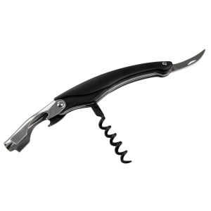 Fackelmann Specter Korkenzieher NegruArgintiu 3 functii Deschizator sticle Folienschneider - Img 2