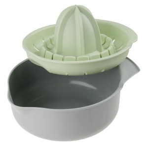 FACKELMANN Storcator de lamaie, lemn, gri deschis/verde menta, 170x140x60 mm - Img 5
