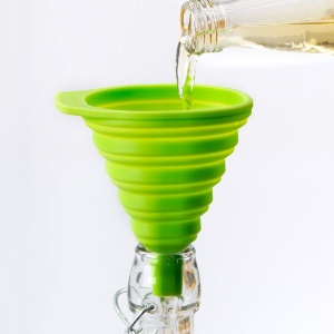 Fackelmann Trichter Faltbar Silicon Verde Compact si Practic - Img 6