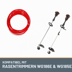 Faden pentru Motocoasa WORX WA0209, 20 m, 2,4 mm, Dublu Alimentare - Img 2