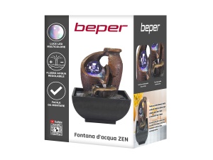Fantana decorativa Zen Beper P201UTP201, LED colorat, negru, design modern - Img 6