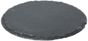 Farfurie rotunda Lacor Tafelplatte 25 cm negru moderna - Img 4