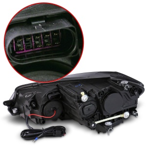 Faruri LED Osram LEDriving pentru VW Golf VII Facelift, Black Edition, Plug Play - Img 3