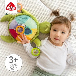 Fehn Activity Meeresschildkrote XL 043136 Jucarie pentru dezvoltare senzoriala si motorica 38x33 cm - Img 3
