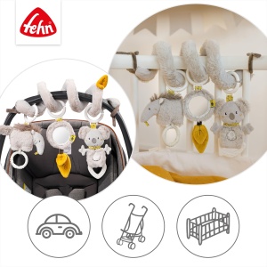 Fehn Activity Spirale Australia 064100 30 cm Rattle si Elemente Interactive - Img 4