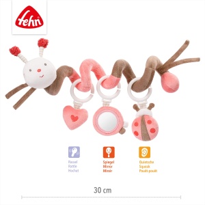 Fehn Activity Spirale Biene 068313 Jucarie Interactiva pentru Bebelusi cu Elemente 3D - Img 6