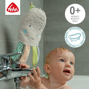 Fehn Waschhandschuh Oktopus 054576 Material Frottee si Velours 25 cm - Img 3