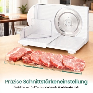Feliator de alimente Emerio MS-125000, 100W, ajustabil 0-17mm, din inox - Img 3