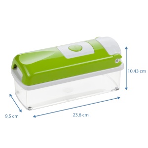 Feliator Genius Nicer Dicer Smart | 13 bucati |Feliere / Decojire / Depozitare | Mandolina | Taietor multiplu | 22,2 x 10 x 8,19 cm - Img 5