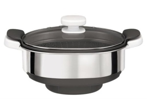 Feliator legume Moulinex XF384B, negru, pentru aburire - Img 2