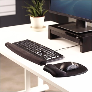 Fellowes Mousepad ergonomic cu suport gel antiderapant negru - Img 3