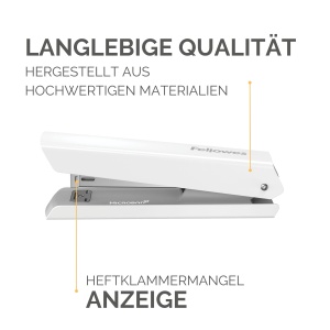 Fellowes Tacker LX820 Hefter Alb 20 Foi Tehnologie Antibacteriana Microban - Img 5