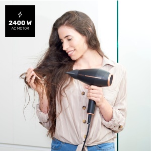 Feon Taurus Shining 2400 W cu Motor AC, Ioni Anti-Frizz, 2 Viteze, 3 Temperaturi - Img 2