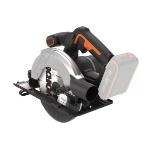 Ferastrau circular cu acumulator WORX WX526.9 20V - Panza de ferastrau de 165 mm - Unghi de inclinare 0-50deg, reglare fara unelte - 55 mm Max. Taiere (90deg) - Design compact - Adaptor de extractie - fara baterie si incarcator - Img 2