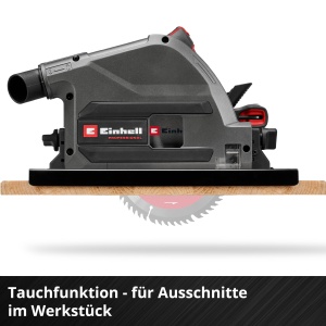 Ferastrau cu acumulator profesional Einhell TP-PS 18/165 Li BL - Solo Power X-Change (panza de ferastrau 18 V, O 165 mm, fara perii, adancime de taiere 56 mm, reglare fara unelte, fara baterie) - Img 6