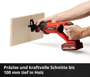 Ferastrau electric cu acumulator Einhell TE-AP 1822 Li-Solo, 18 V, 2600 rpm, 100 mm adancime - Img 8