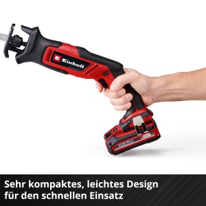 Ferastrau universal cu acumulator Einhell TE-AP 18/13 Li-Solo Power X-Change (18 V, inaltime de ridicare 13 mm, adancime de taiere lemn 50 mm, design la indemana, inclusiv accesorii, fara baterie) - Img 9