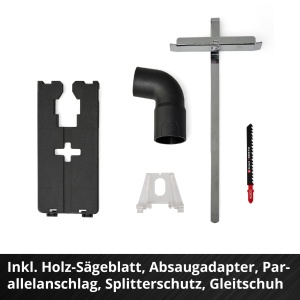 Ferastrau vertical cu acumulator Einhell Professional TP-JS 18/135 Li BL Power X-Change (18 V, adancime de taiere 135 mm in lemn, inaltime de ridicare 26 mm, fara perii, inclusiv panza de ferastrau, fara baterie si incarcator) - Img 7