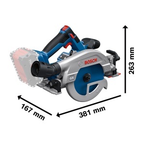 Feronerie circulara Bosch GKS 18V-57-2 GX, 18V, cu motor fara perii, L-BOXX inclus - Img 5