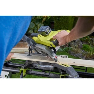 Feronerie cu acumulator RYOBI R18MS216-0, 18V, 70x270mm, cu laser - Img 6