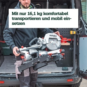 Feronerie de taiere Metabo KGS 254 M, cu functie de taiere precisa si 2 panze - Img 9