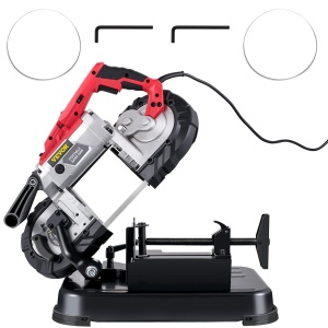 Feronerie VEVOR Bandsage 12,7 cm, 1100 W, Capacitate mare de taiere