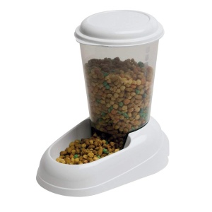 Ferplast Dozator de crochete pentru caini si pisici Zenith Biscuiti cu cusca alimentara de 3 litri pentru animale de companie fund antiderapant 202 x  - Img 1