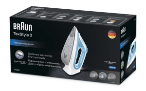 Fier de calcat Braun TexStyle, 2400W, 170gmin, 2m cablu, albastru - Img 6
