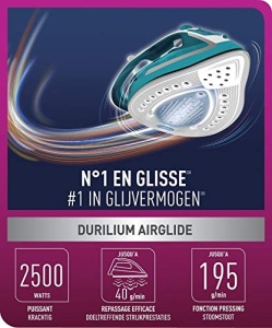 Fier de calcat Calor Easygliss Plus FV5719C0 2500W Abur 195gmin Turcoaz - Img 4
