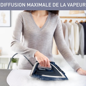 Fier de calcat Calor Ultragliss Anti-Calc Plus FV6830C0, 2800W, jet abur 250 gmin, sistem anticalcar - Img 4