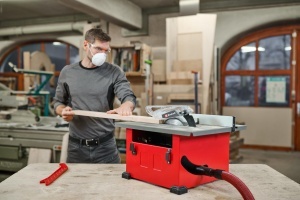 Fierastrau circular de masa Einhell TC-TS 8 1200W 45mm cu aspirare si unghi reglabil - Img 3