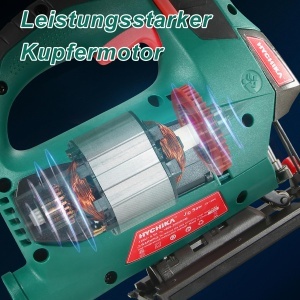 Fierastrau electric HYCHIKA 800W cu laser si 6 lame adancime taiere 110mm unghi reglabil -45deg pana la 45deg - Img 3