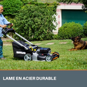 Fierastrau pentru gazon WORX WA6333, otel durabil, diametru 51 cm - Img 5