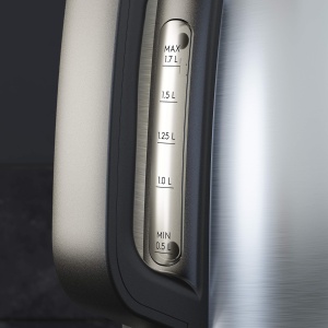 Fierbator AEG Deli 3 K3-1-3ST, 1.7L, Inox, Baza rotativa 360 - Img 5