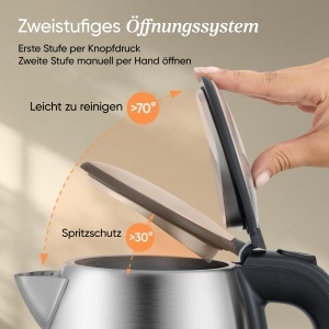 Fierbator COSORI 17L Strix Tehnologie Argintiu-Negru - Img 2