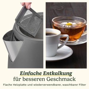 Fierbator Cuisinart Core Collection 1.5L 3kW Inox Stone Grey - Img 5