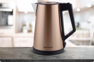 Fierbator de apa Berdsen 1,7 L 2200 W cu functie de mentinere a caldurii, auriu - Img 6