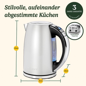 Fierbator de apa Cuisinart Multi-Temp, 1.7L, 3kW, Inox - Img 6