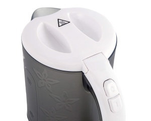 Fierbator de calatorie din silicon ADLER 0,6 L, maner rabatabil, putere 750 W, alb - Img 3
