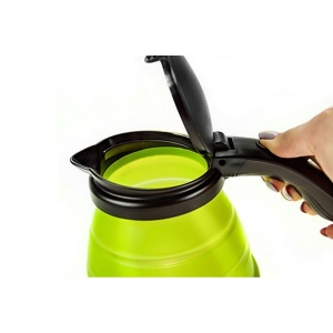 Fierbator de calatorie din silicon ADLER Camry 0.5L, design pliabil, putere 750W, alb - Img 5