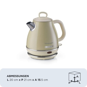 Fierbator electric Ariete 2868, 1L, 1630W, culoare bej - Img 2