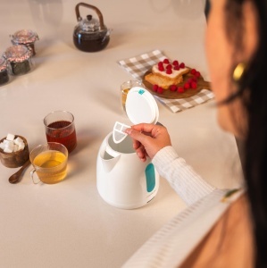Fierbator electric Cecotec Thermosense 140 White, 1L, 2200W, BPA Free, Alb - Img 6