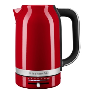 Fierbator electric KitchenAid 1,7L 2400W Empire Rosu cu temperatura reglabila