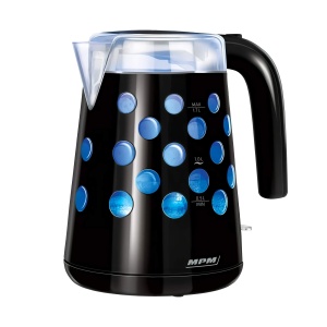 Fierbator electric MPM MCZ-86C, 1.7L, 2200W, Negru