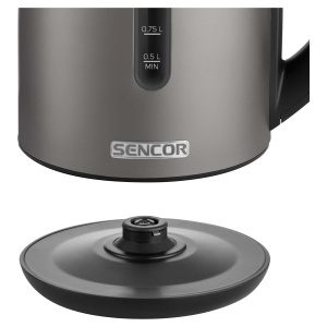 Fierbator electric Sencor SWK 7708BK, 1,7 l, putere 2150 W, otel inoxidabil, temperatura variabila - Img 4
