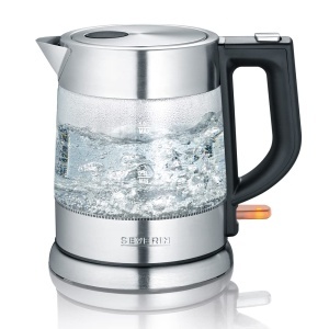 Fierbator electric Severin WK 3468 din sticla si inox 1L compact si puternic