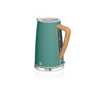 Fierbator electric Swan Nordic, 1.7 litri, 2200 W, design modern, verde - Img 6