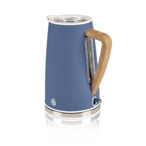 Fierbator electric Swan Nordic, 1.7L, 2200W, design modern, culoare bleu - Img 6