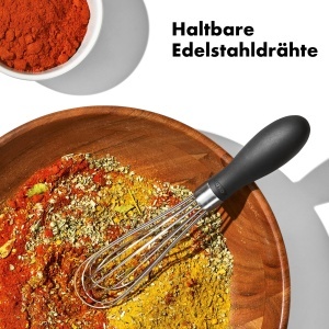 Fierbator Mini OXO Good Grips 18.5 cm, cu maner ergonomic, inox - Img 3