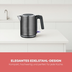 Fierbator Severin WK 9342 2400W 1L Filtru anticalcar Dark Inox - Img 5